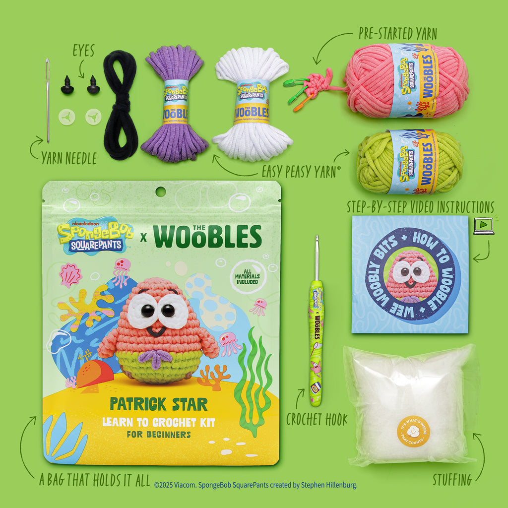 Patrick Star Crochet Kit